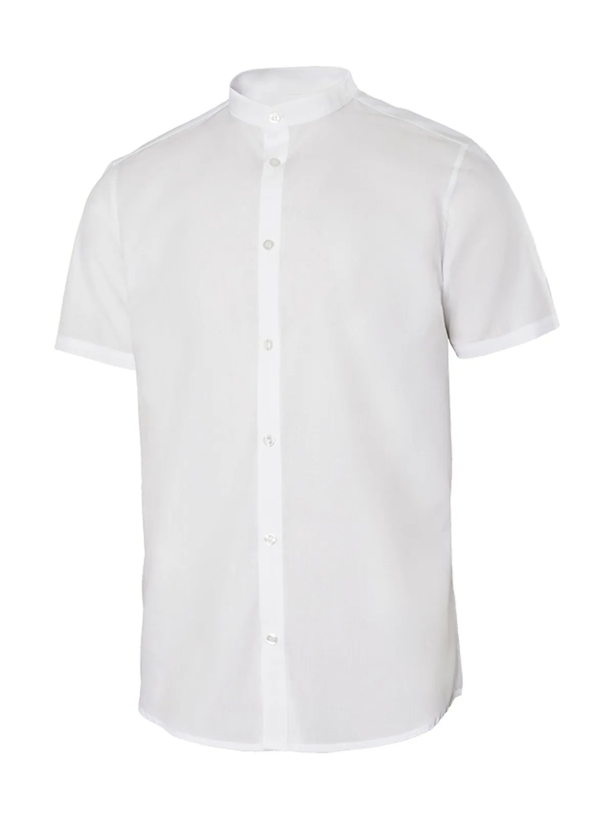 Chemisette homme col mao — WHITE