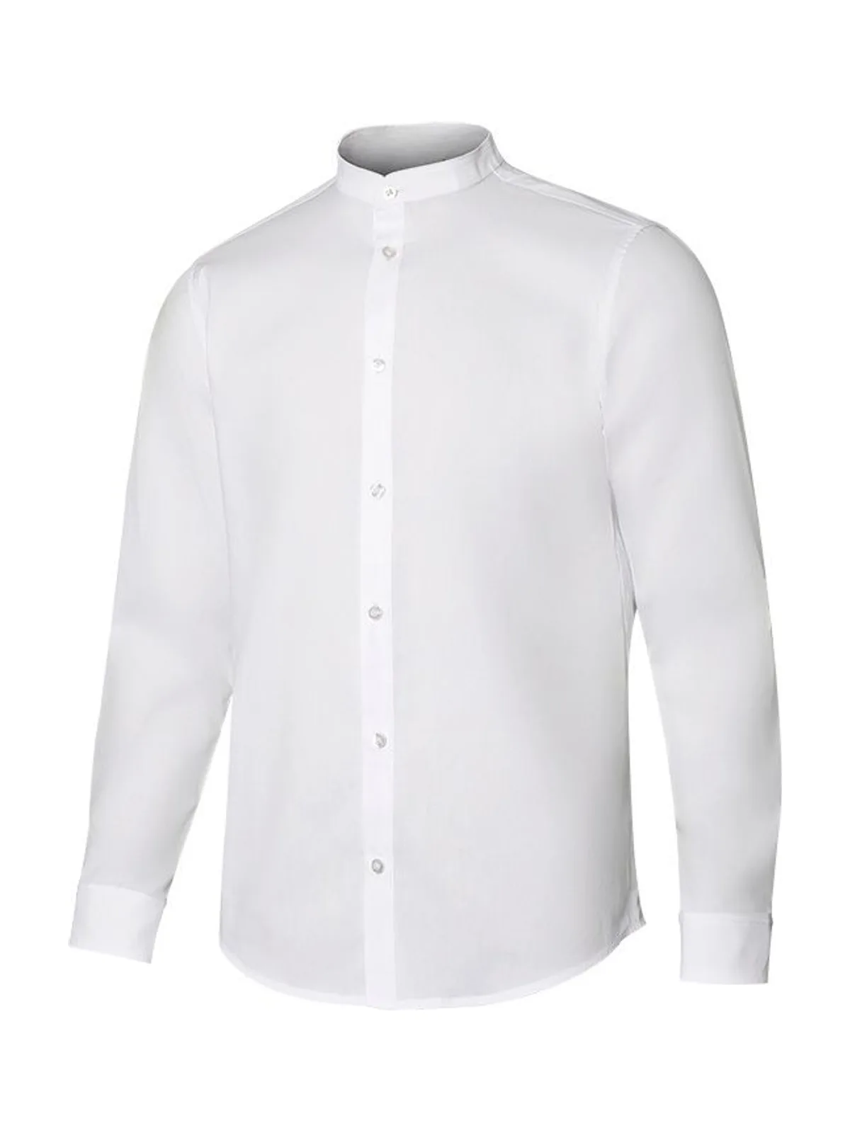 Chemise homme col mao — WHITE
