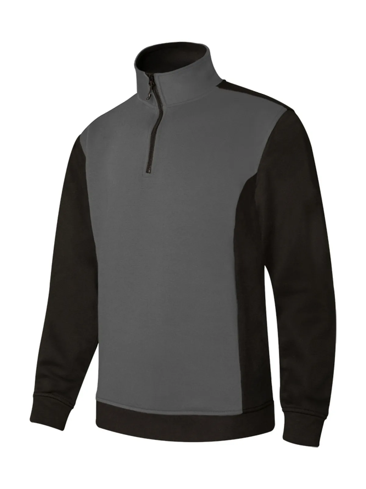Sweat bicolore col zippé — Sweats & hoodies Velilla à personnaliser