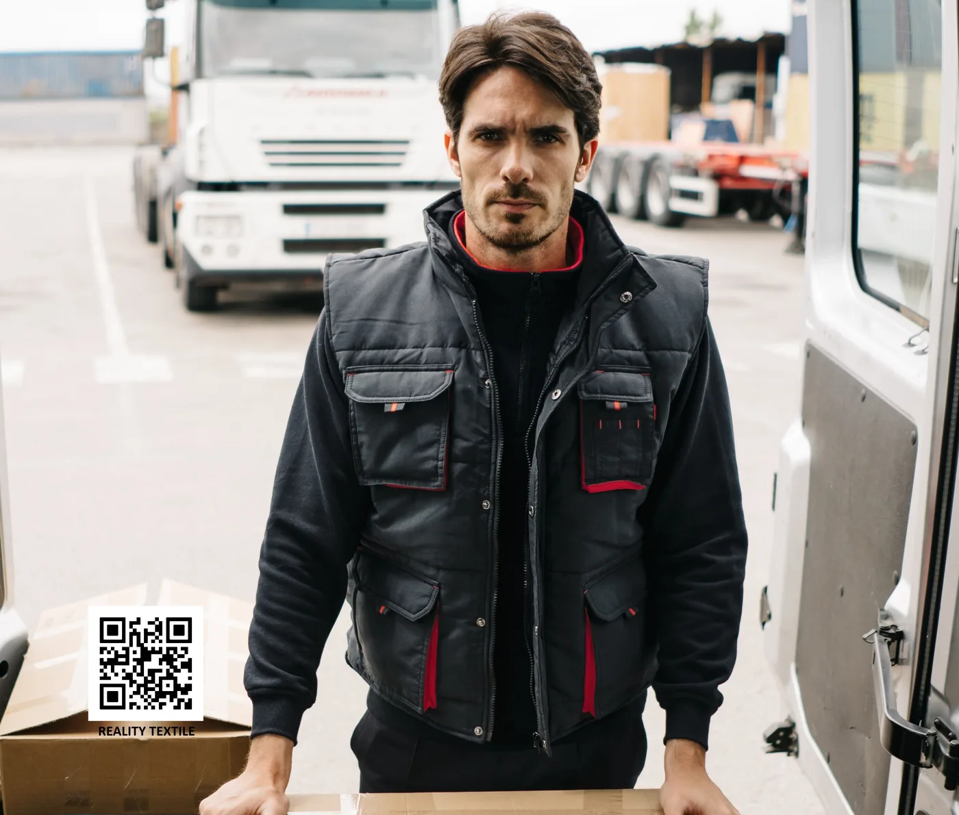 Gilet matelassé bicolore multipoches — Vestes & extérieur Velilla à personnaliser