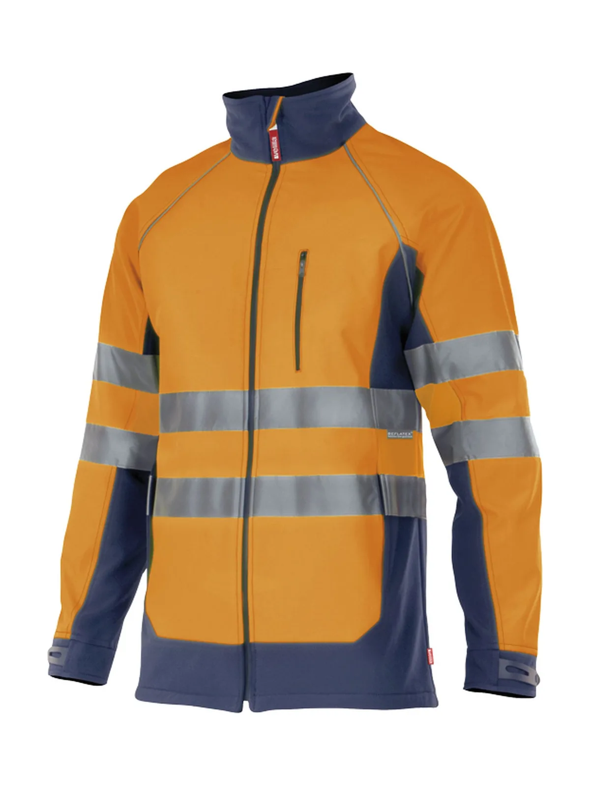 Blouson softshell bicolore haute visibilité — Vestes & extérieur Velilla à personnaliser