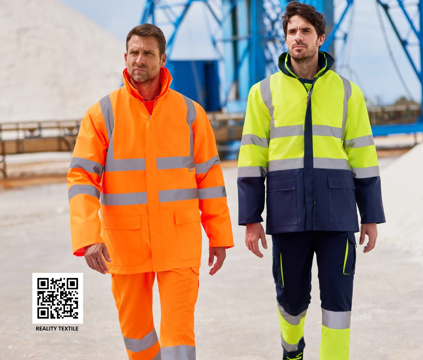 Parka 4 en 1 bicolore haute visibilité — Vestes & extérieur Velilla à personnaliser