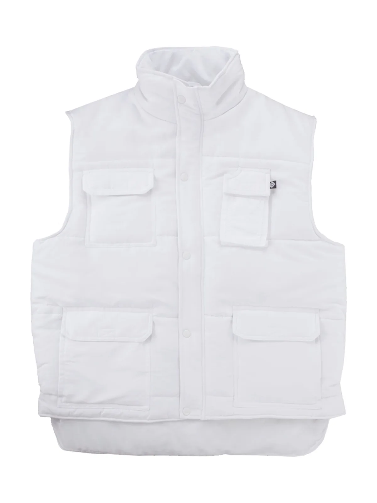 Bodywarmer matelassé multipoches — WHITE