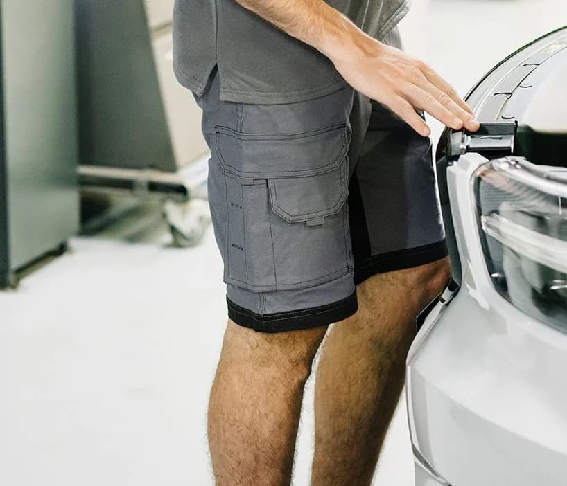 Shorts with flap pockets — customisable Bottoms by Velilla