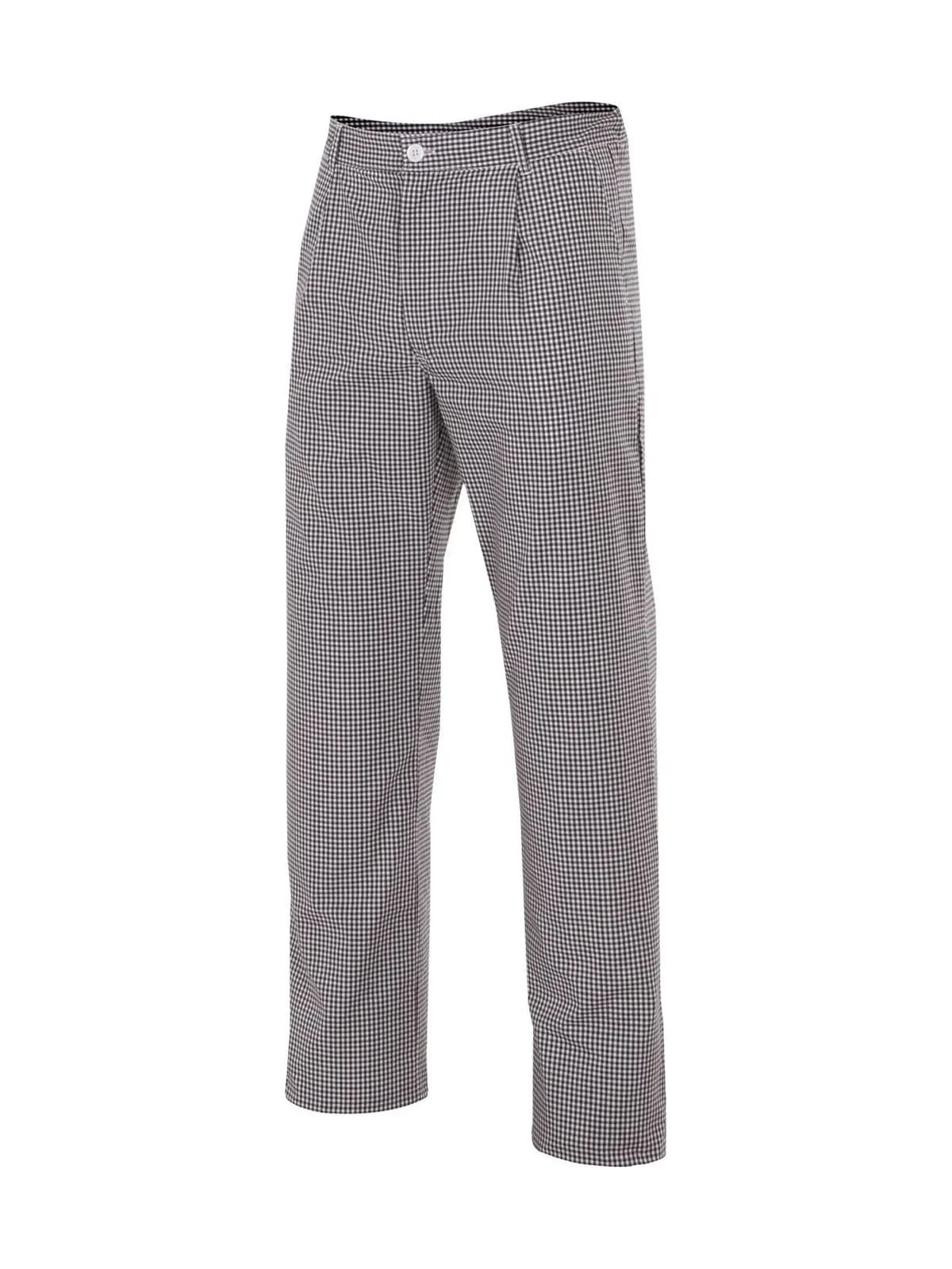 Pantalon de cuisinier à carreaux — BLACK