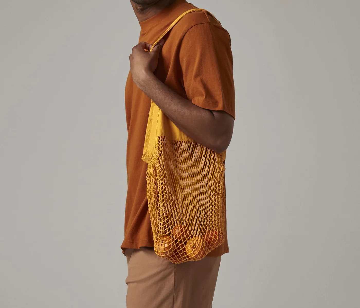 Organic Cotton Mesh Grocery Bag — te personaliseren Tassen & bagage van Westford Mill