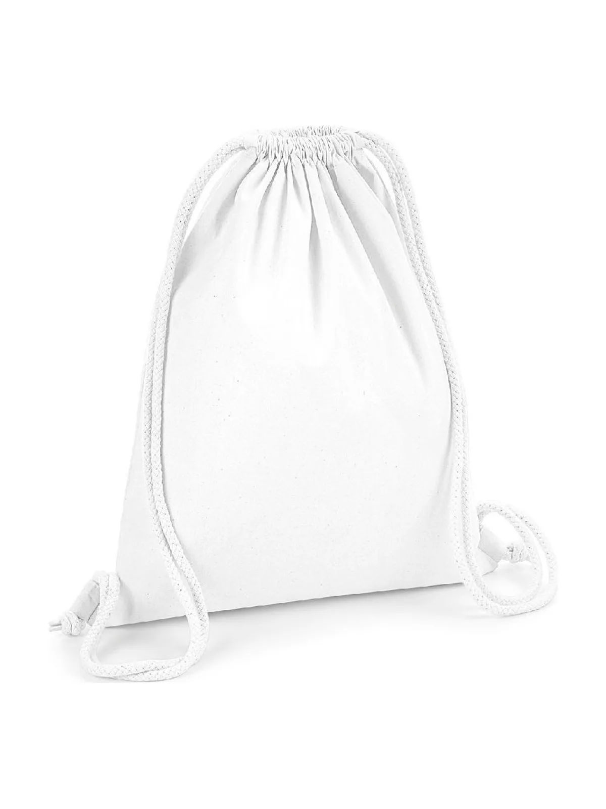 Organic Premium Cotton Gymsac — WHITE