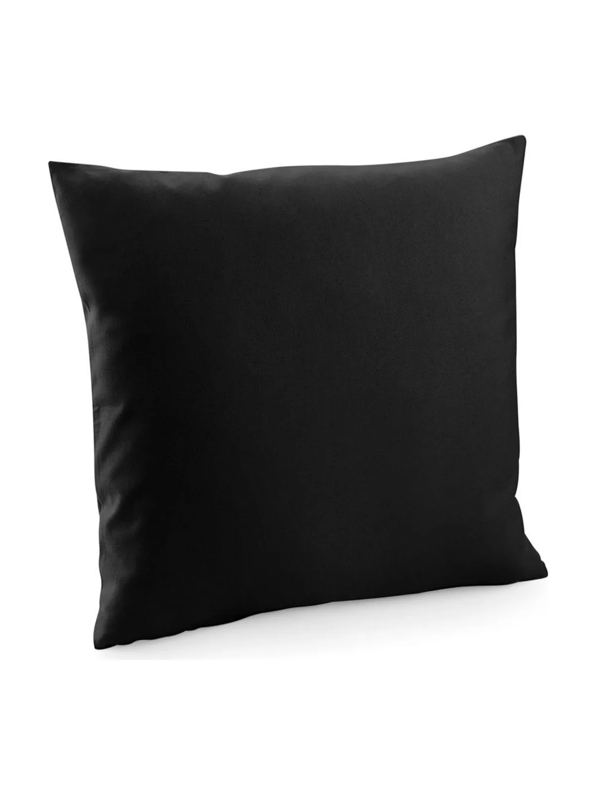 Fairtrade Cotton Canvas Cushion Cover — BLACK