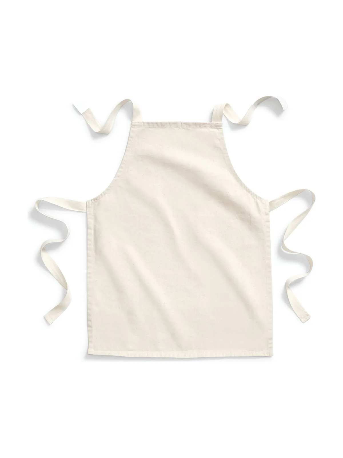 Fairtrade Cotton Junior Craft Apron — NATURAL