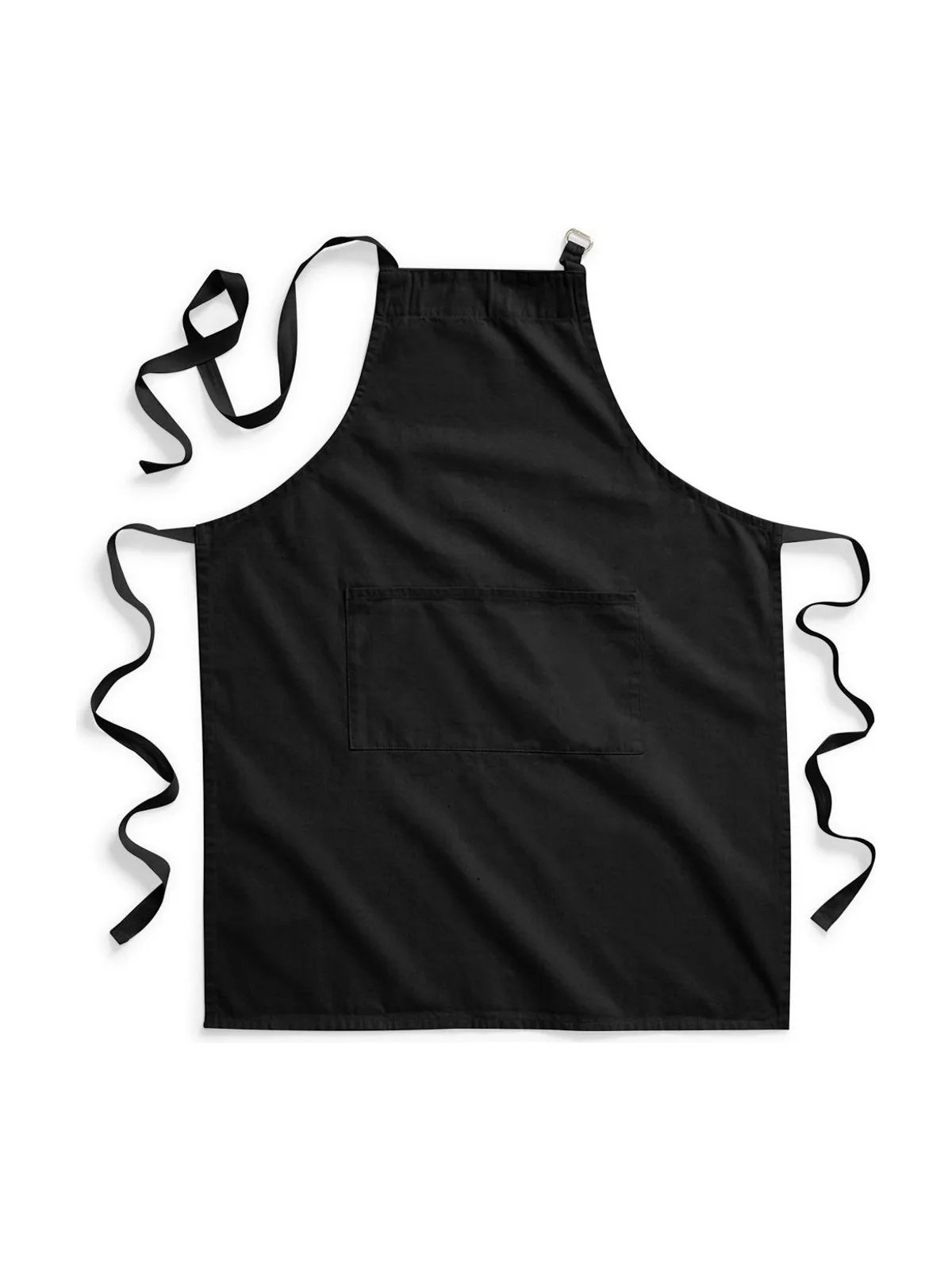 Fairtrade Cotton Adult Craft Apron — BLACK