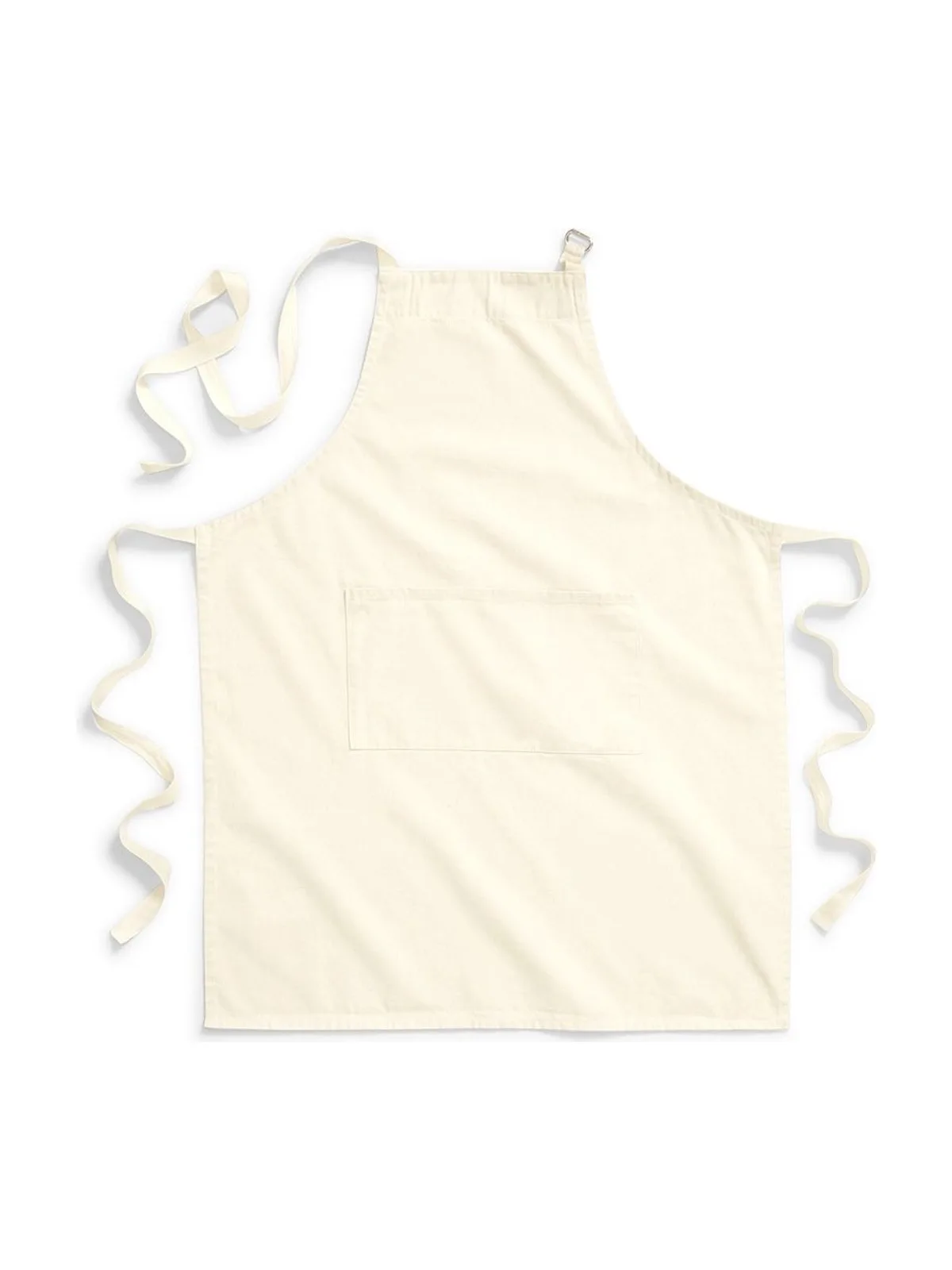 Fairtrade Cotton Adult Craft Apron — NATURAL