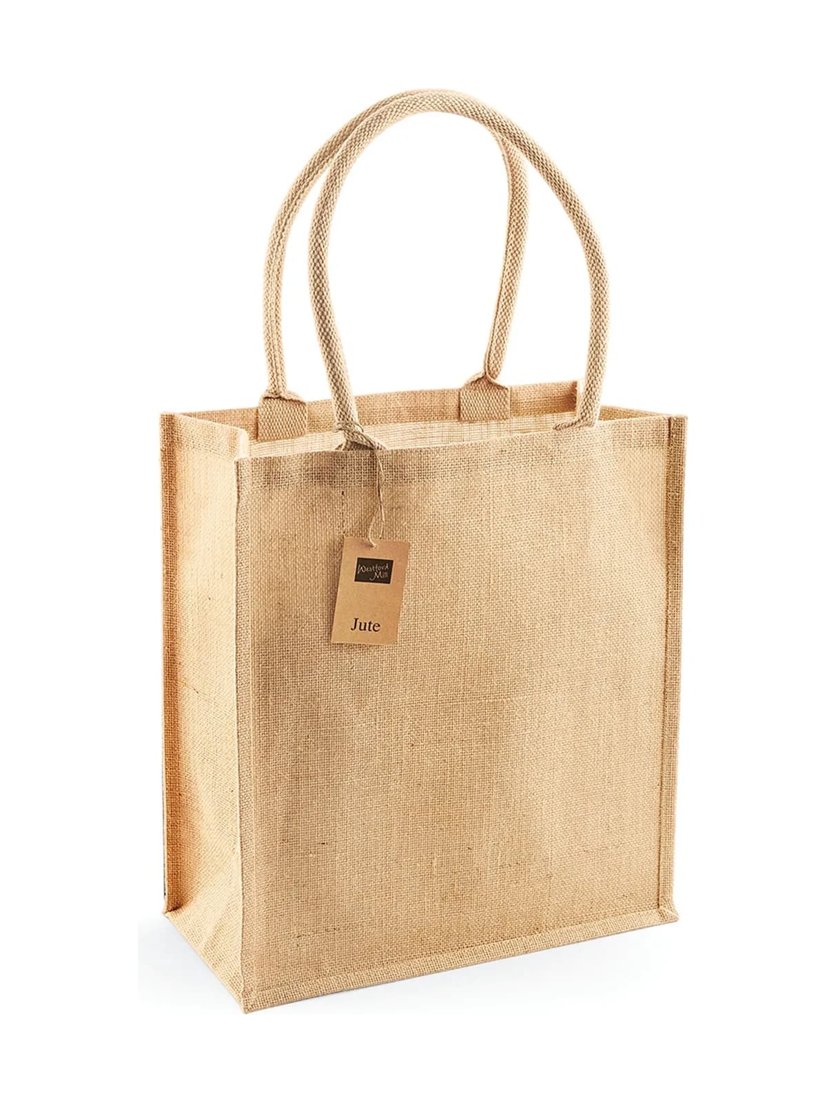 Jute Boutique Shopper — NATURAL