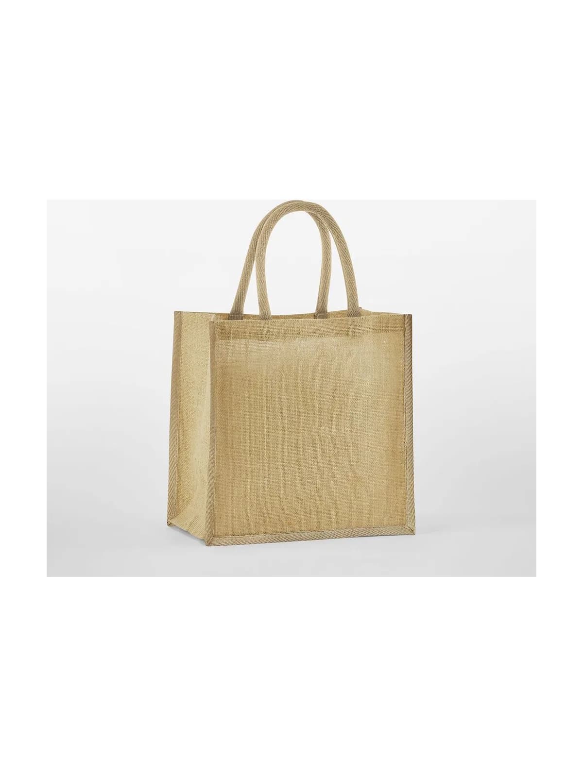 Natural Starched Jute Mini Gift Bag — NATURAL