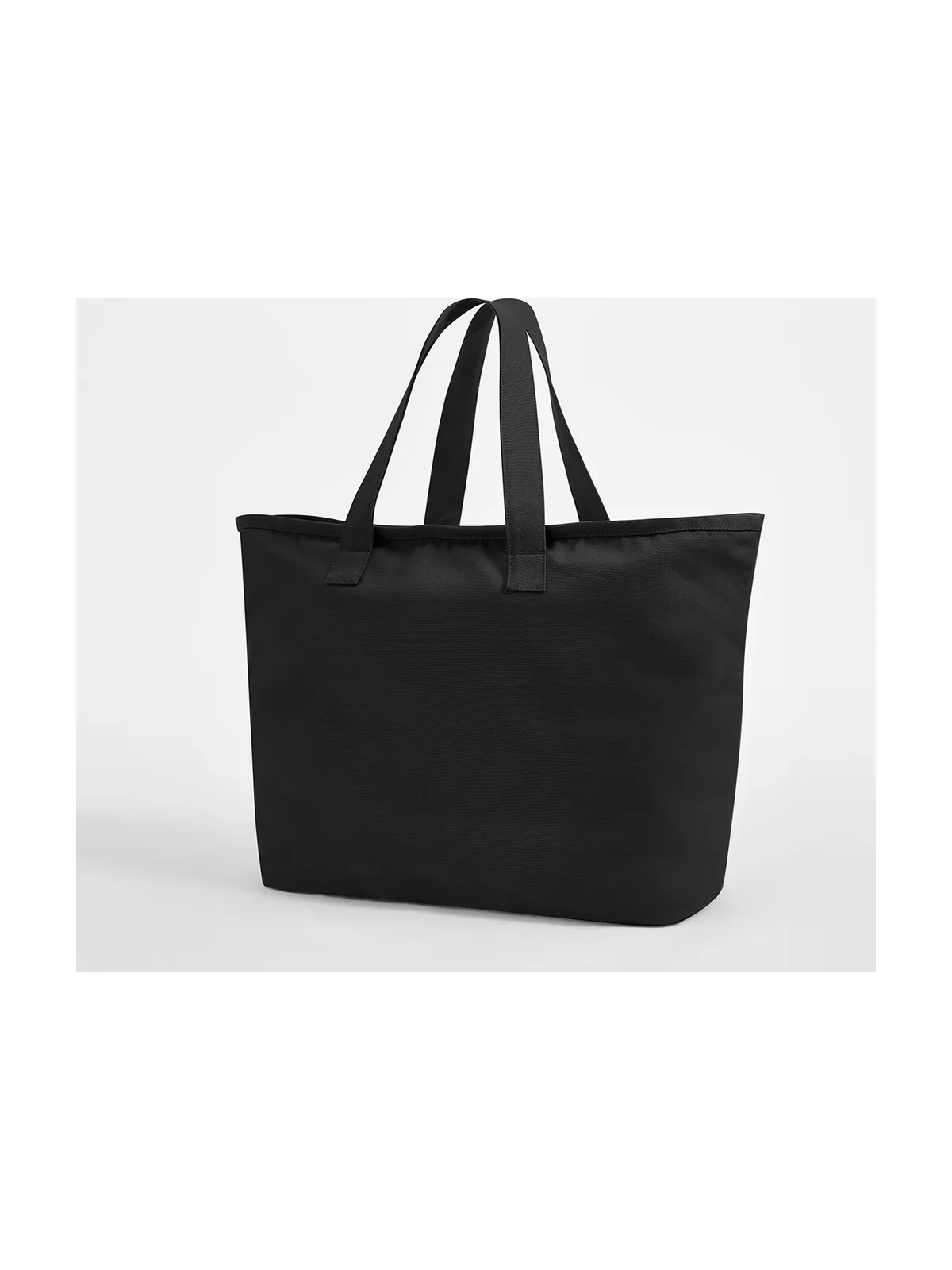 Oversized Heavy Duty Canvas Tote Bag — BLACK