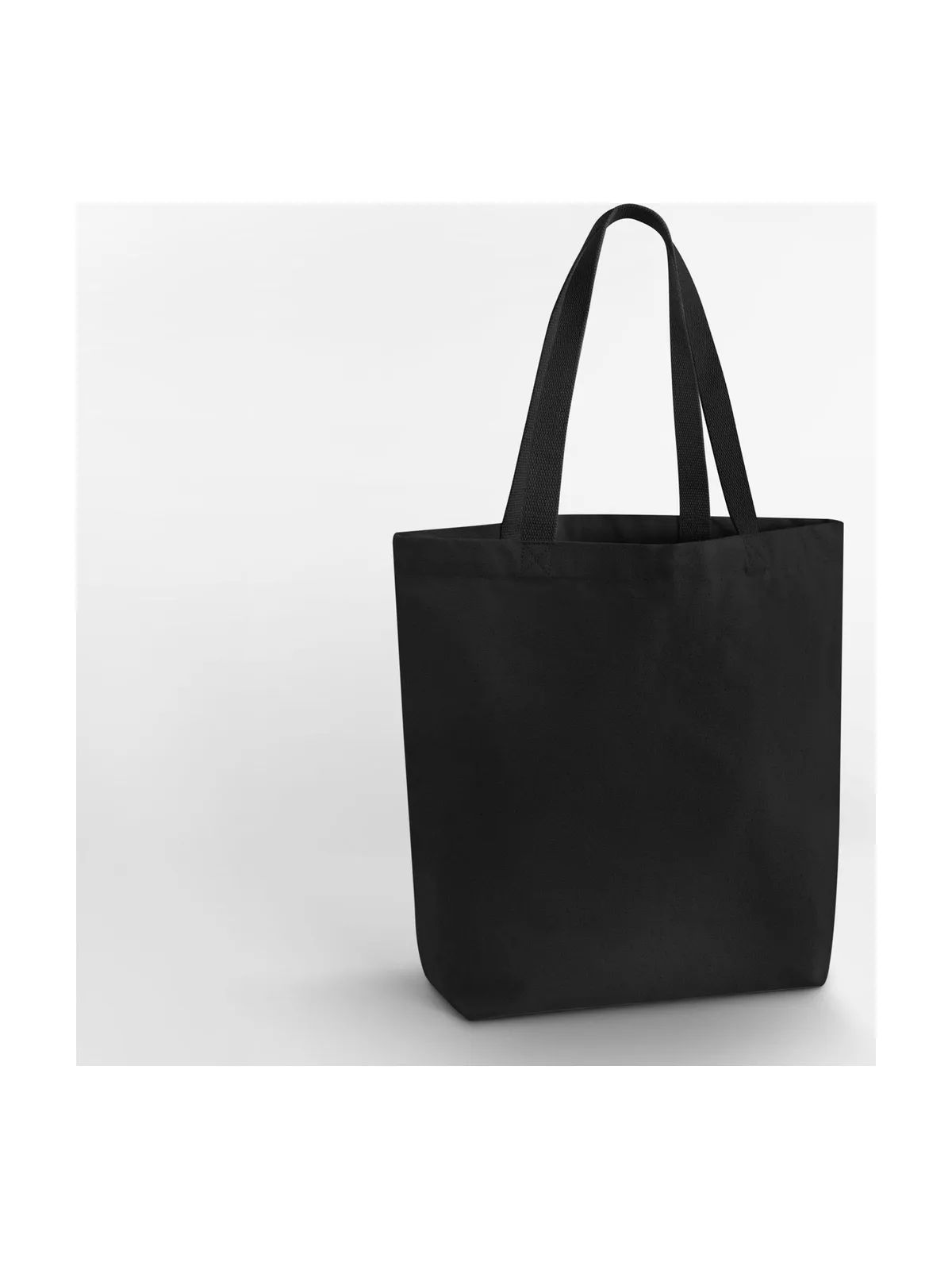 Heavyweight Canvas Tote Bag — BLACK
