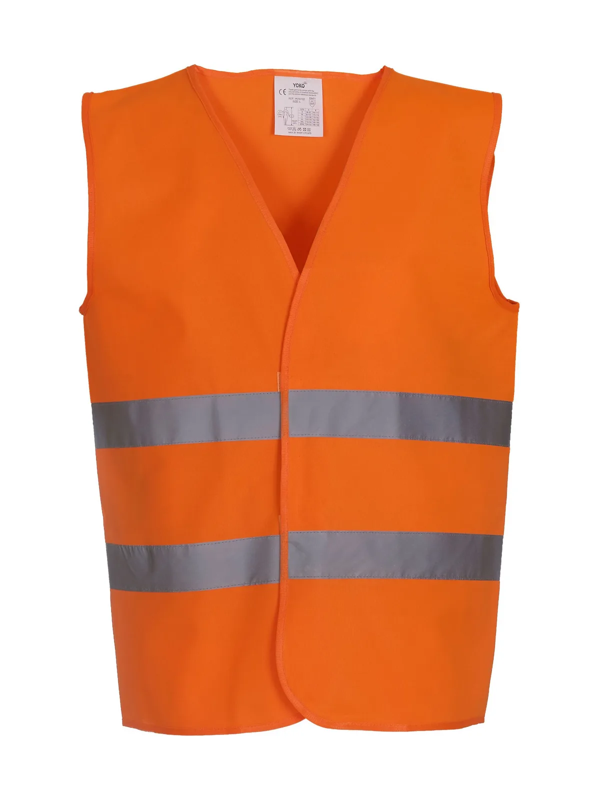 Hi-Vis Two Bands Waistcoat — Vestes & extérieur Yoko à personnaliser