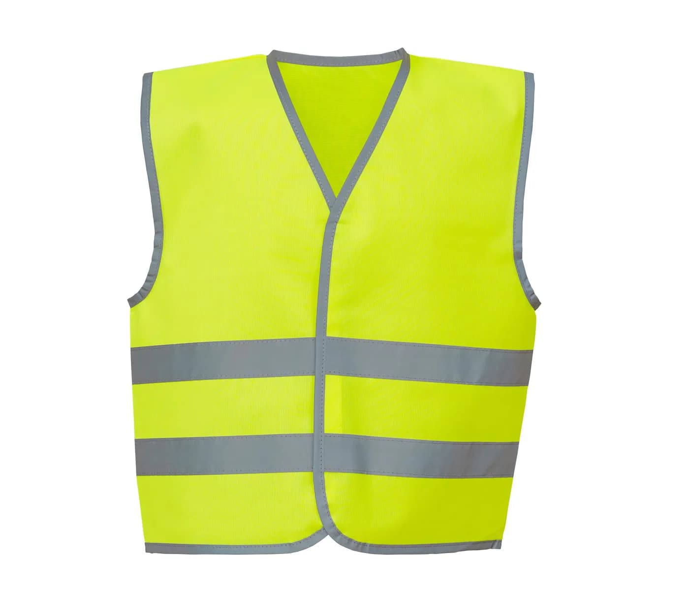 Hi-Vis Reflective Border Kids Waistcoat — HI VIS YELLOW