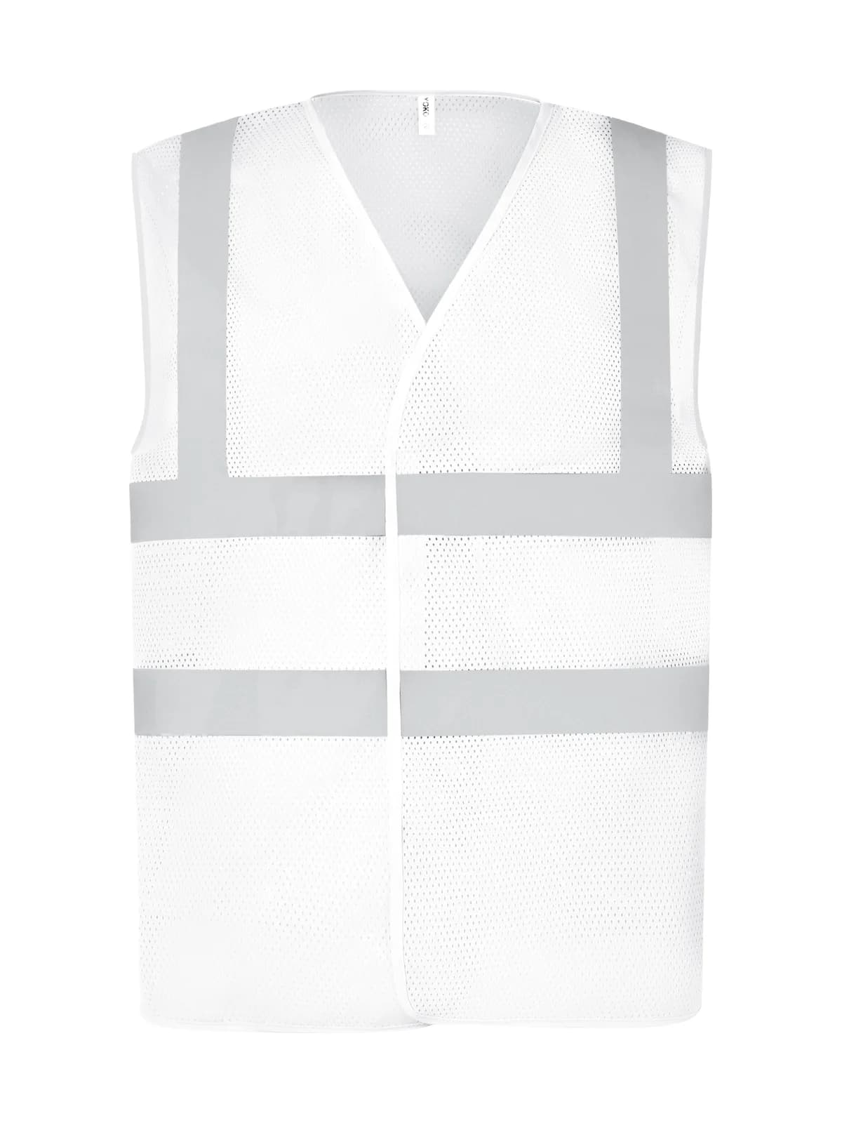 Top Cool Open Mesh 2 Band And Braces Waistcoat — WHITE