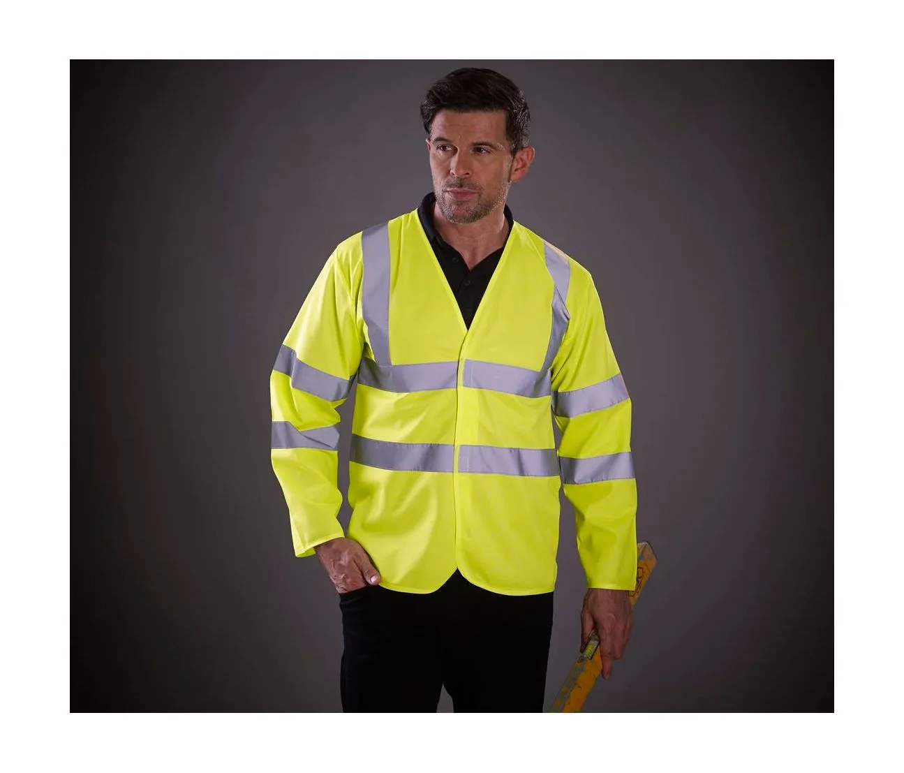 Hi-Vis Long Sleeve Waistcoat — Vestes & extérieur Yoko à personnaliser