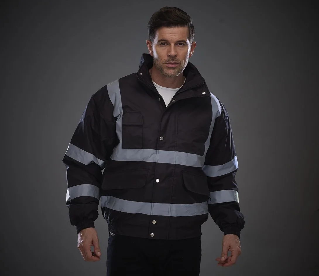 Hi-Vis Classic Bomber Jacket — Vestes & extérieur Yoko à personnaliser