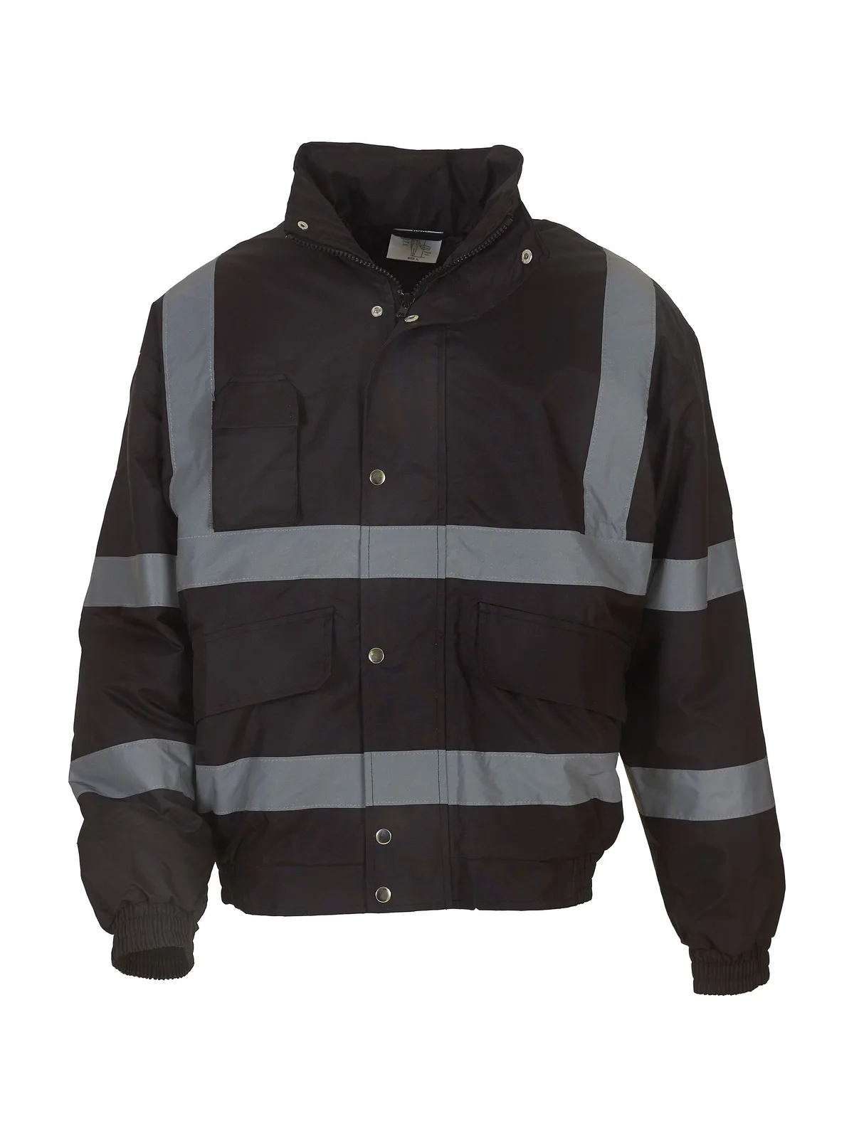 Hi-Vis Classic Bomber Jacket — BLACK