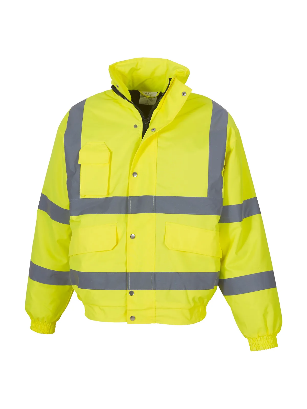 Hi-Vis Classic Bomber Jacket — HI VIS YELLOW