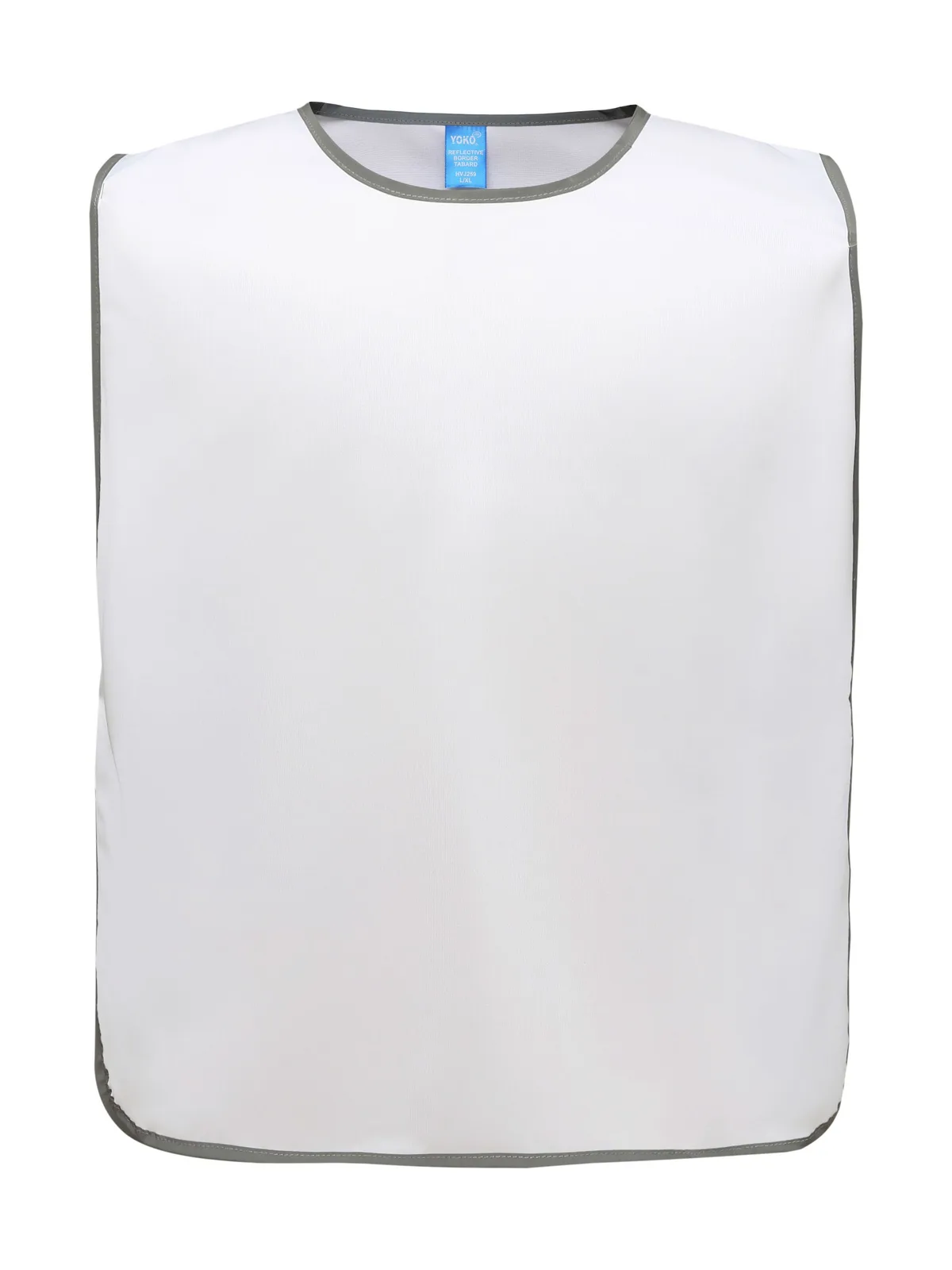 Hi-Vis Reflective Border Tabard — WHITE