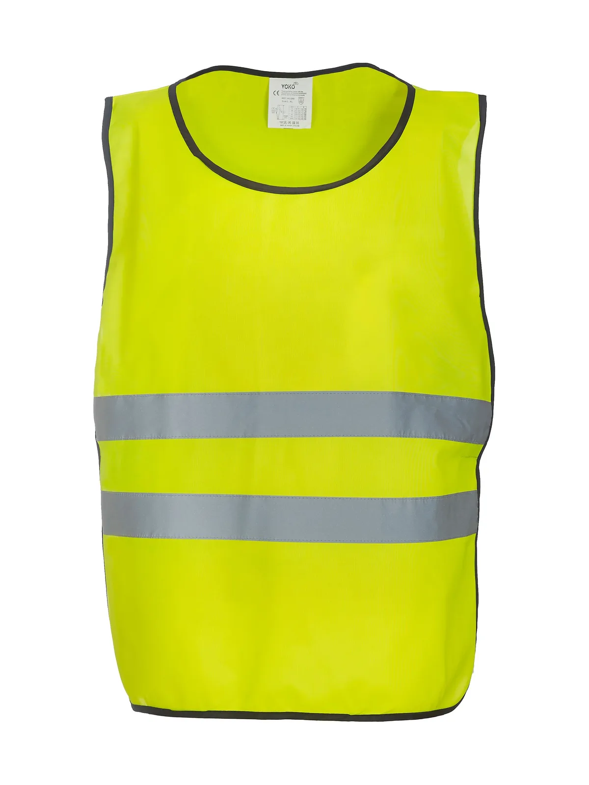 Hi-Vis 2 Band Tabard — HI VIS YELLOW