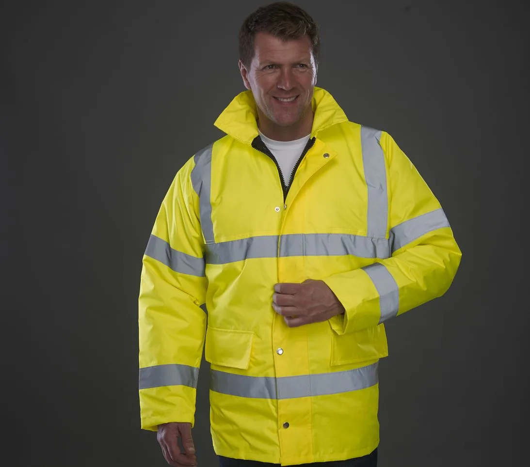 Hi-Vis Classic Motorway Jacket — Vestes & extérieur Yoko à personnaliser