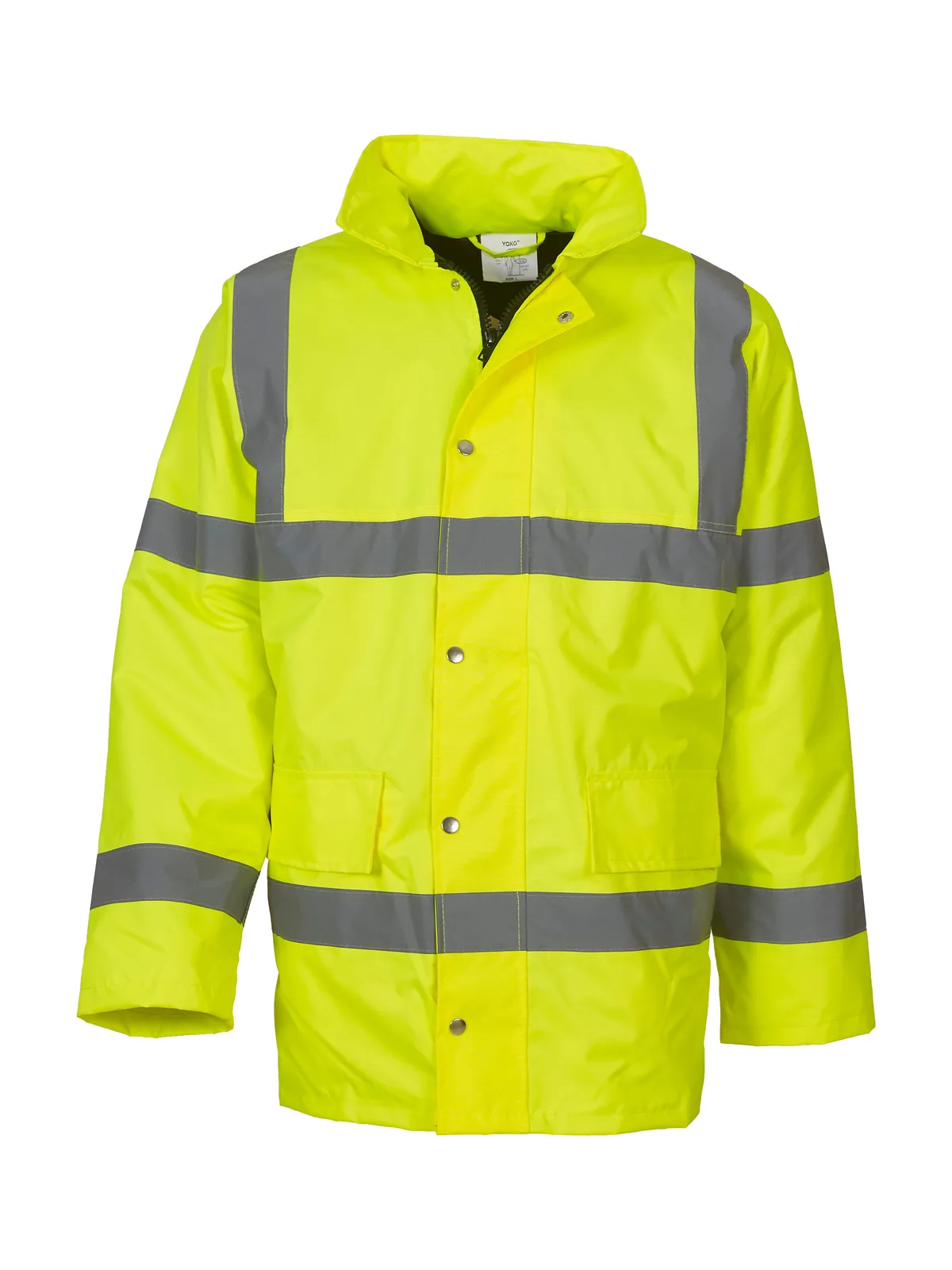 Hi-Vis Classic Motorway Jacket — HI VIS YELLOW