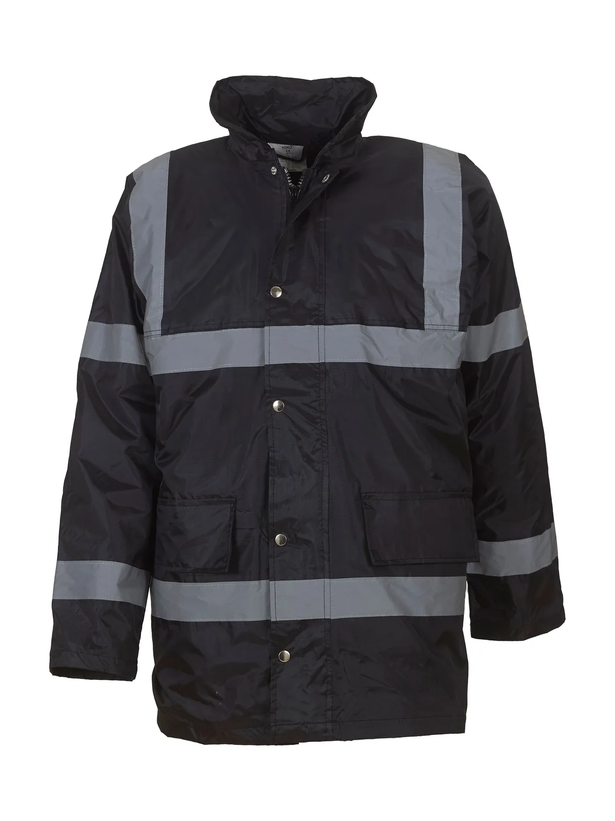 Hi-Vis Security Jacket — BLACK