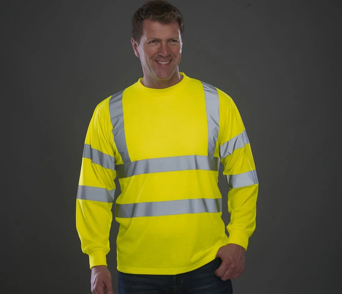Hi-Vis Long Sleeve T-Shirt — T-shirts Yoko à personnaliser