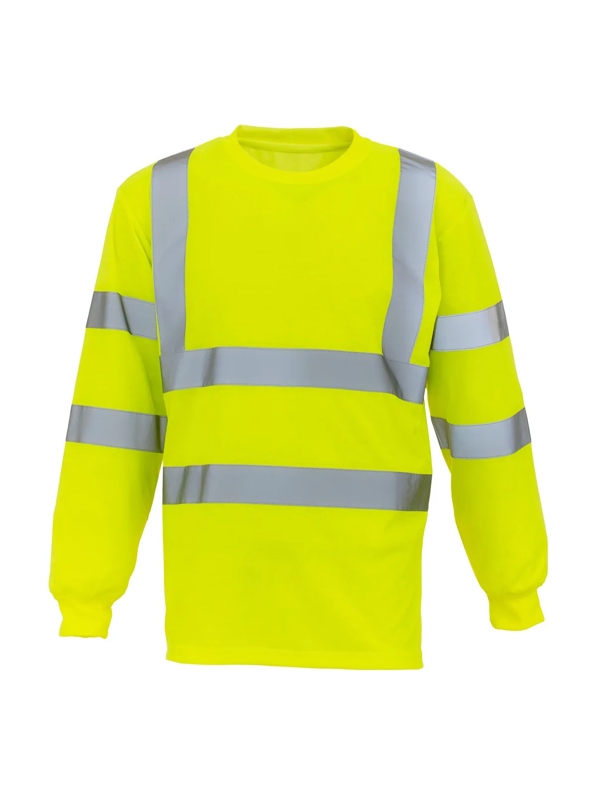 Hi-Vis Long Sleeve T-Shirt — HI VIS YELLOW