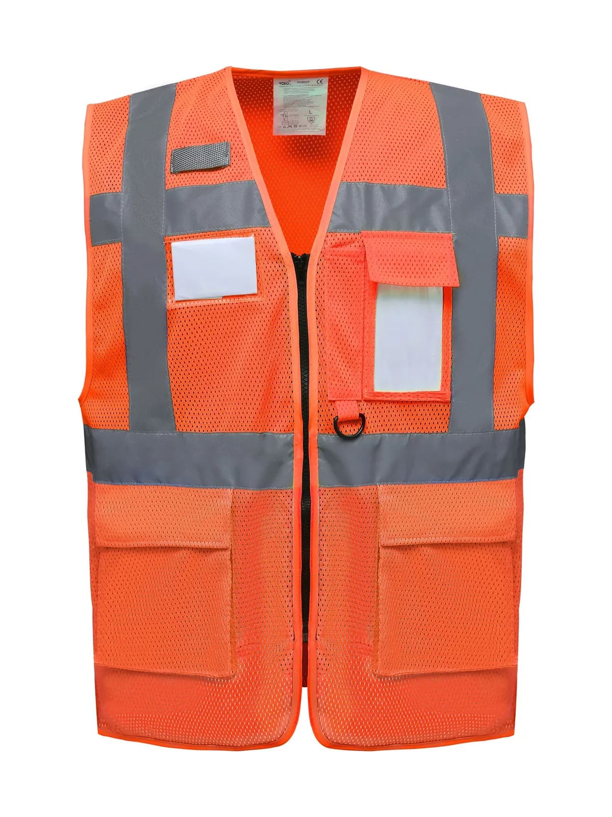 Hi-Vis Top Cool Recycled Open Mesh Executive Waistcoat — Vestes & extérieur Yoko à personnaliser