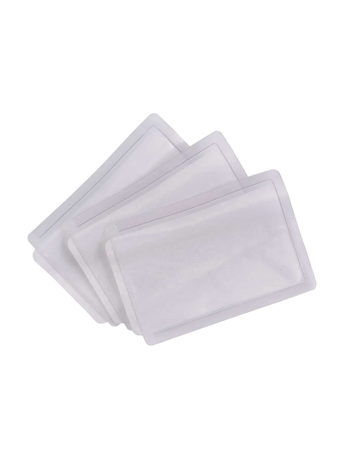 Heat apply id pocket (pack de 50) — CLEAR