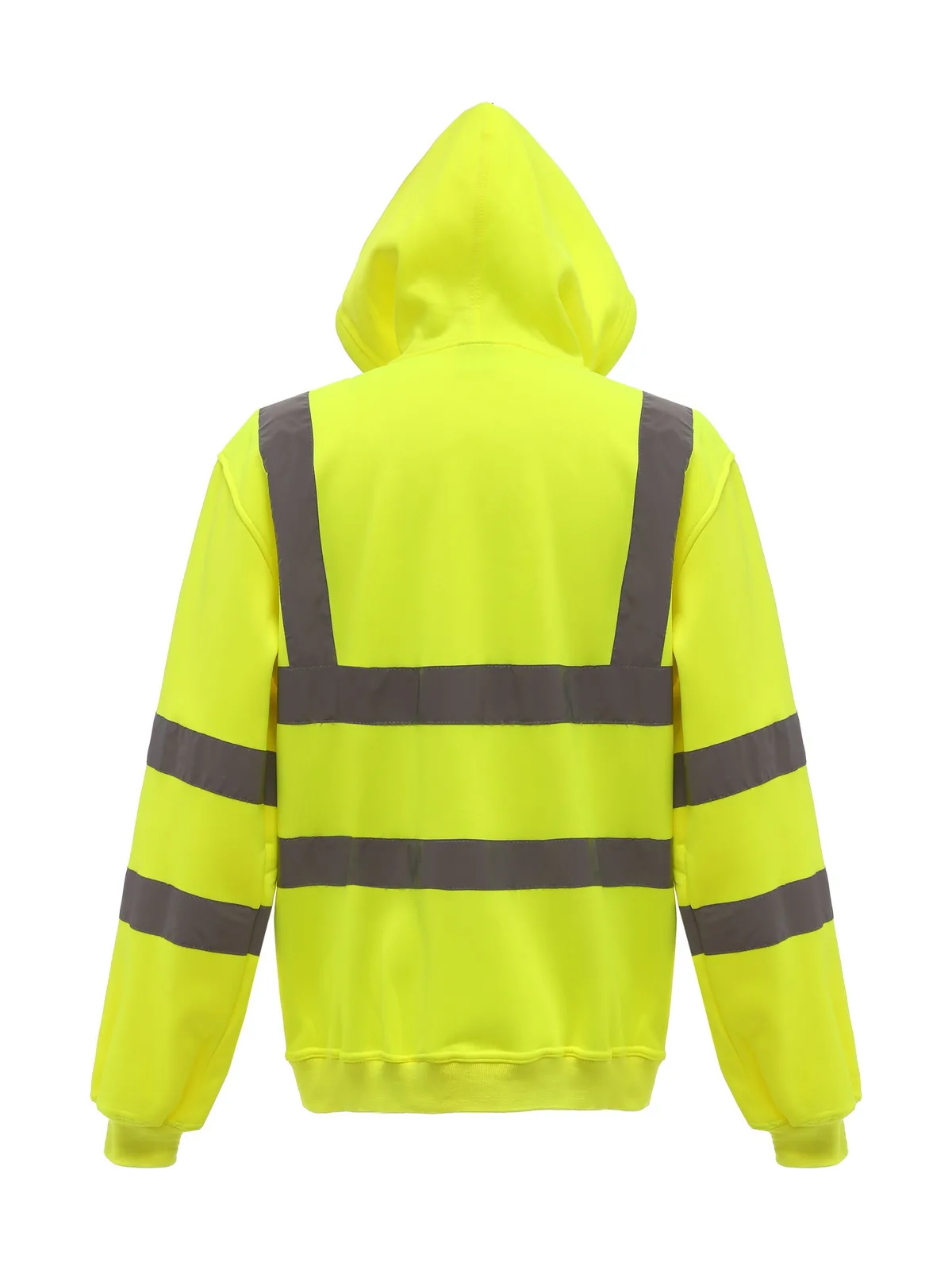 Hi-Vis Zip Hoodie — HI VIS YELLOW