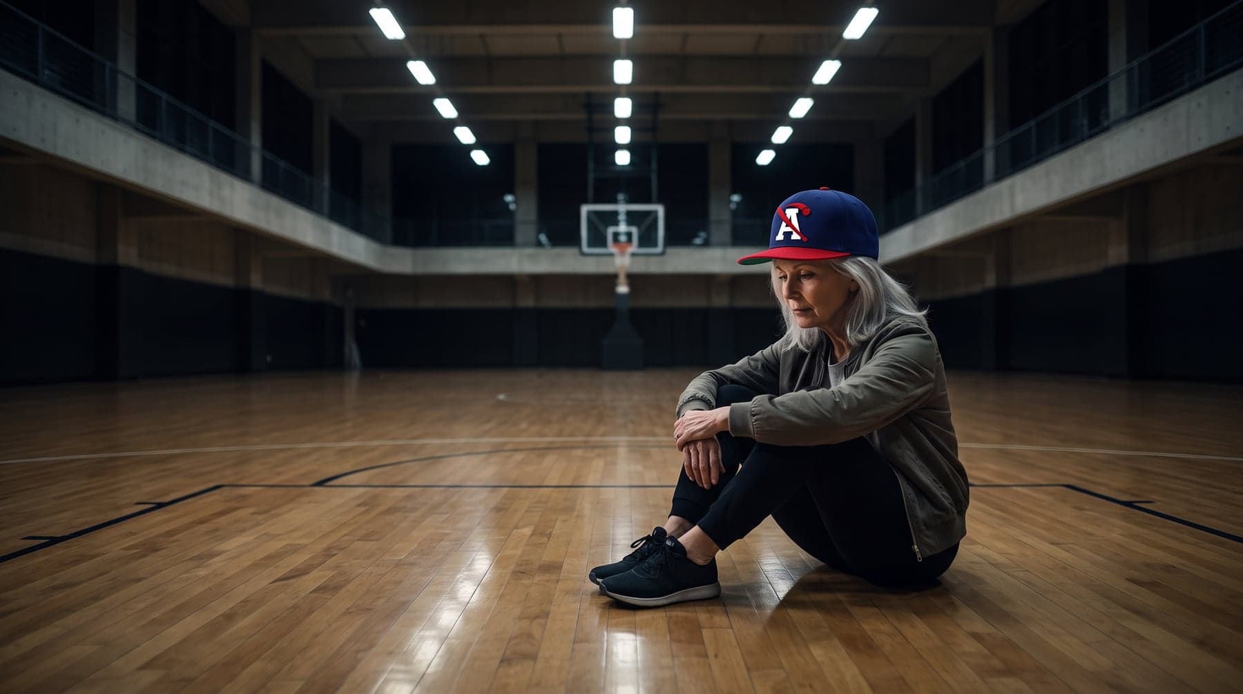 Im Einsatz — Beechfield Original Flat Peak Snapback French Navy / Classic Red, 3D-Stickerei auf der Brust, vorne