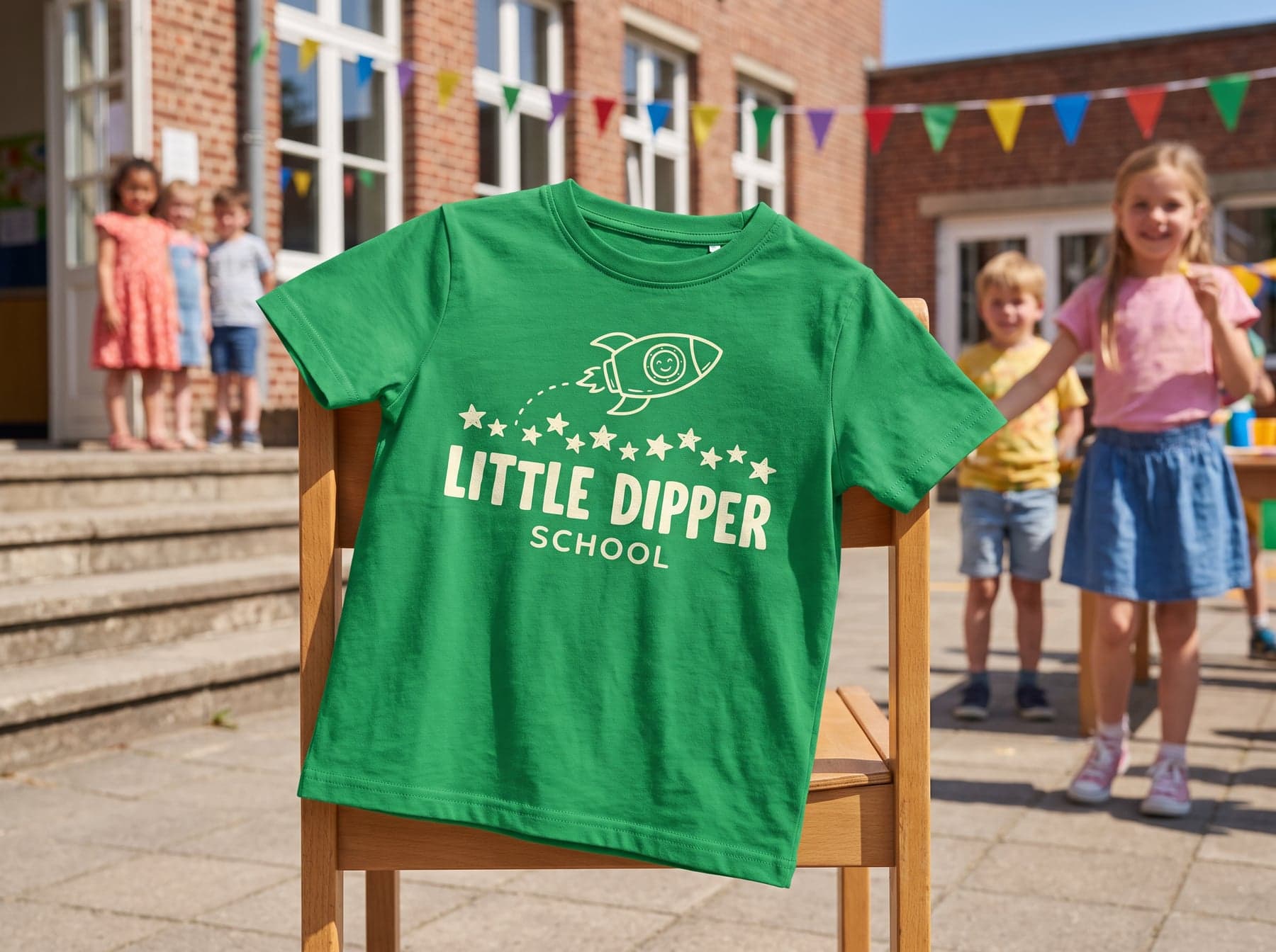Kinder-T-shirt bedrukken voor schoolfeest