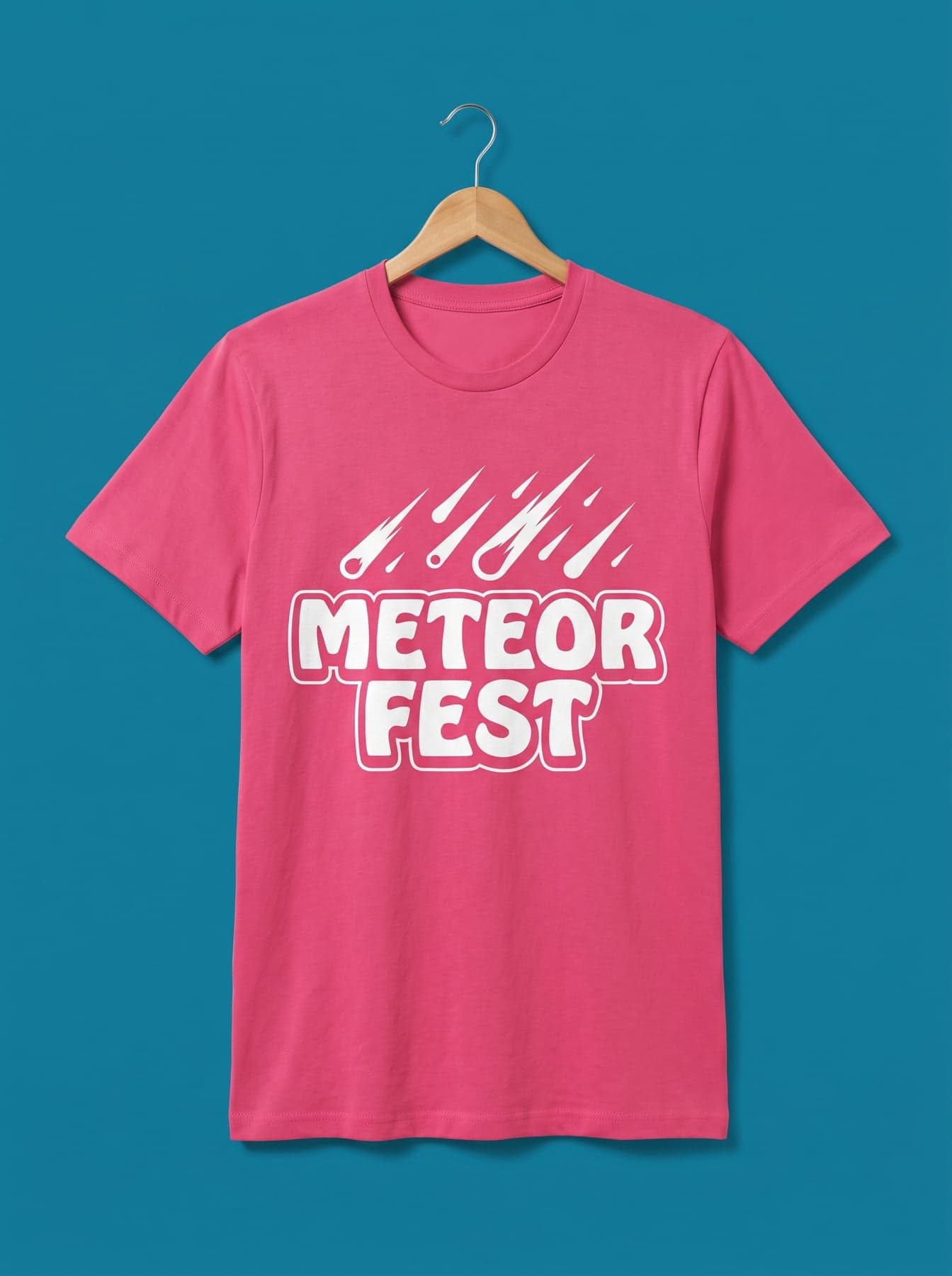 T-shirt de festival personnalisé : typo XXL devant